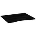 vidaXL Stolová doska tmavohnedá 100x80x2,5 cm dubový masív obdĺžnikový