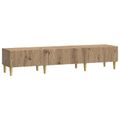 vidaXL TV skrinka 147 x 34,5 x 30 cm Dub artisan Kompozitné drevo