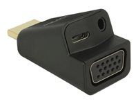 Nástroj na prevod videa - HDMI - VGA - čierna - maloobchod