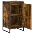 vidaXL Servírovacia skriňa Dymová dub 43 x 36 x 75,5 cm