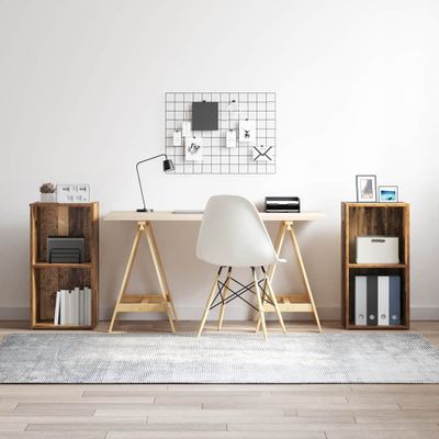 vidaXL Zostava TV skriniek 2 pcs Staré drevo 72 x 35 x 36,5 cm