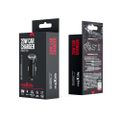 Maxlife MXCC-04 PD QC car charger 1x USB-C 1x USB 20W black