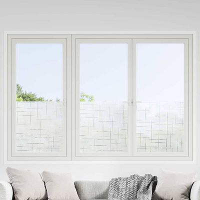 vidaXL Statická fólia na okná Vzor hviezdy 90 x 500 cm PVC