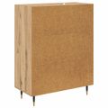 vidaXL Servírovacia skriňa Remeselný dub 69,5 x 34 x 90 cm