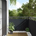 vidaXL Balkónová markíza z oxfordskej tkaniny, 90x600 cm, antraciová