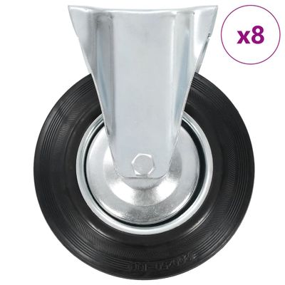 vidaXL Otočné kolieska 8 ks 200 mm
