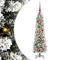 vidaXL Umelý vianočný stromček Biela 120 cm PVC, kov a plast