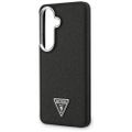 Guess case Fixed Glitter Triangle MagSafe pre Samsung Galaxy S26 čierna