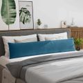 vidaXL Vankúše na pohovku 2 pcs Modrá 200 x 40 cm Kordúrová tkanina