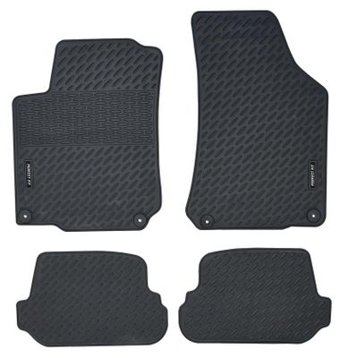 Koberce gumiace COMPASS PERFECT FIT P1 sada 4ks s fixáciou