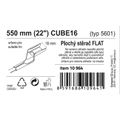 Stierač FLAT BULK (CUBE16) 22"/550 mm
