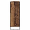 vidaXL Skriňa na topánky Staré drevo 79 x 36 x 100 cm Kompozitné drevo