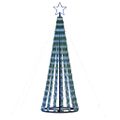 vidaXL LED vianočný stromček 275 LED modré 180 cm