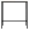 vidaXL stôl Biela 100 x 40 x 101 cm Inžinierske drevo a oceľ