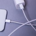 Maxlife MXUC-06 kábel USB-C - USB-C 1,0 m 20W sivý nylon