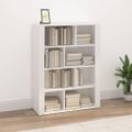 vidaXL Komoda biela 80x30x106 cm spracované drevo