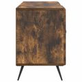 vidaXL TV skrinka 102 x 34,5 x 50 cm Dymový dub Kompozitné drevo