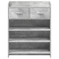 vidaXL Skriňa na topánky 73,5 x 36 x 92 cm Kompozitné drevo