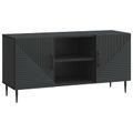 vidaXL TV skrinka Čierna 102 x 34,5 x 50 cm Kompozitné drevo