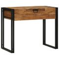 vidaXL Toaletné stolíky do spálne Hnedá 90 x 50 x 75 cm Akáciový masív