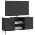vidaXL TV skrinka Čierna 102 x 34,5 x 50 cm Kompozitné drevo