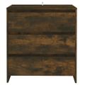 vidaXL Komoda hnedý dub 70x40x73,5 cm drevotrieska