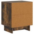 vidaXL Nočný stolík 2 ks Dymový dub 43 x 34,5 x 50 cm Kompozitné drevo