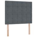 vidaXL Postel s úložným prostorem a matrací Tmavo šedá 120 x 200 cm