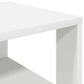 vidaXL Regál na topánky, biely 61x32x87,5 cm, kompozitné drevo