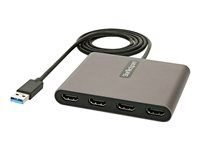 Multi Monitor adaptér - Adaptérový kábel - USB typ A samec na HDMI samica - 1 m - sivá space gray - 1080p podpora 60 Hz