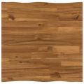 vidaXL Obdĺžnikový stôl 60 x 60 x 3,5 cm Štvorcový Prírodná