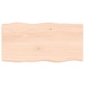 vidaXL Stolová doska 80x40x(2-6) cm neošetrený masív živé hrany