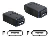 USB redukcia (samec-samica) - Micro-USB Type AB (F) do Micro-USB Type AB (F)