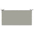 vidaXL Podložka na sedadlo SOEST 100% polyester Sivá 120 x 80 x 10 cm