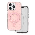 Ochranné puzdro Bubble Dots pre iPhone 16 Pro 6,3" ružová