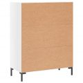 vidaXL Komoda lesklá biela 69,5x34x90 cm spracované drevo