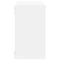 vidaXL Nástenné police 4 ks biele 26x15x26 cm