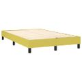 vidaXL Posteľný rám s boxspringom zelená 120x200 cm látka