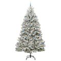 vidaXL Umelý vianočný stromček 270 cm 300 LED Teplá biela PVC a oceľ