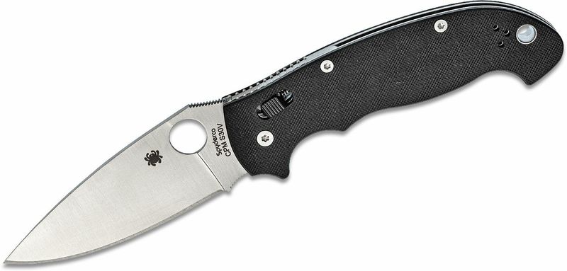Spyderco C95GP2 Manix 2 XL veľký zatvárací nôž 9,8 cm, Satin, čierna, G10