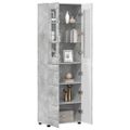 vidaXL Highboard FLORIN 60 x 35 x 182 cm Betónová šedá