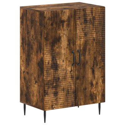 vidaXL Skriňa na topánky HAARLEM 59,5 x 39,5 x 89,5 cm Dymový dub