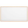 vidaXL Magnetická biela tabuľa s rámom z masívneho borovicového dreva 100 x 55 cm