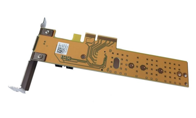 DELL M.2 SSD PCIe Card (Low Profile)/ karta pro M.2 SSD/ nízký profil/ pro PC Pro Slim QCS1250 Radic, PCIe x4, pro 1× M.2 SSD, Key-M slot, low profile, pro PC Pro Slim QCS1250