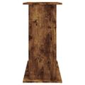 vidaXL Stojan na akvárium dymový dub 81x36x73 cm kompozitné drevo