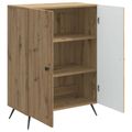vidaXL Servírovacia skriňa Dub artisan 66 x 34,5 x 90 cm