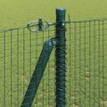 vidaXL Zvarené drôtené pletivo s betónovým základom 25 x 1,2 m Zelená