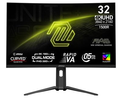 MSI MAG/321CUPDF/31,5''/VA/4K UHD/160Hz/0,5ms/Čierna/3R