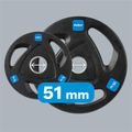 Sada litinových závaží 30kg, 51mm, REBEL ACTIVE RBA-2113