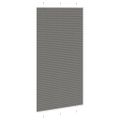 vidaXL plisovaná roleta antracitová 110x200 cm Šírka látky 109,4 cm